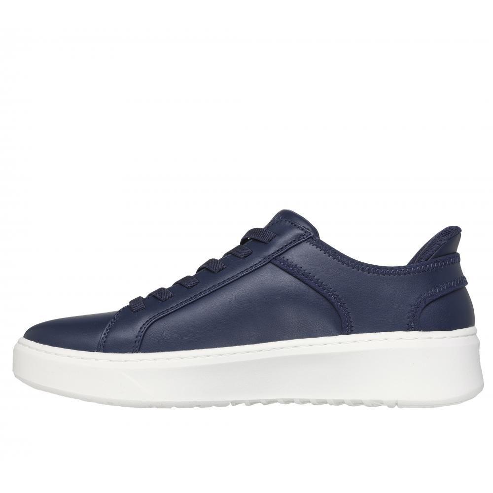 Zapatilla Hombre Court Break Double Vented Azul Skechers-3