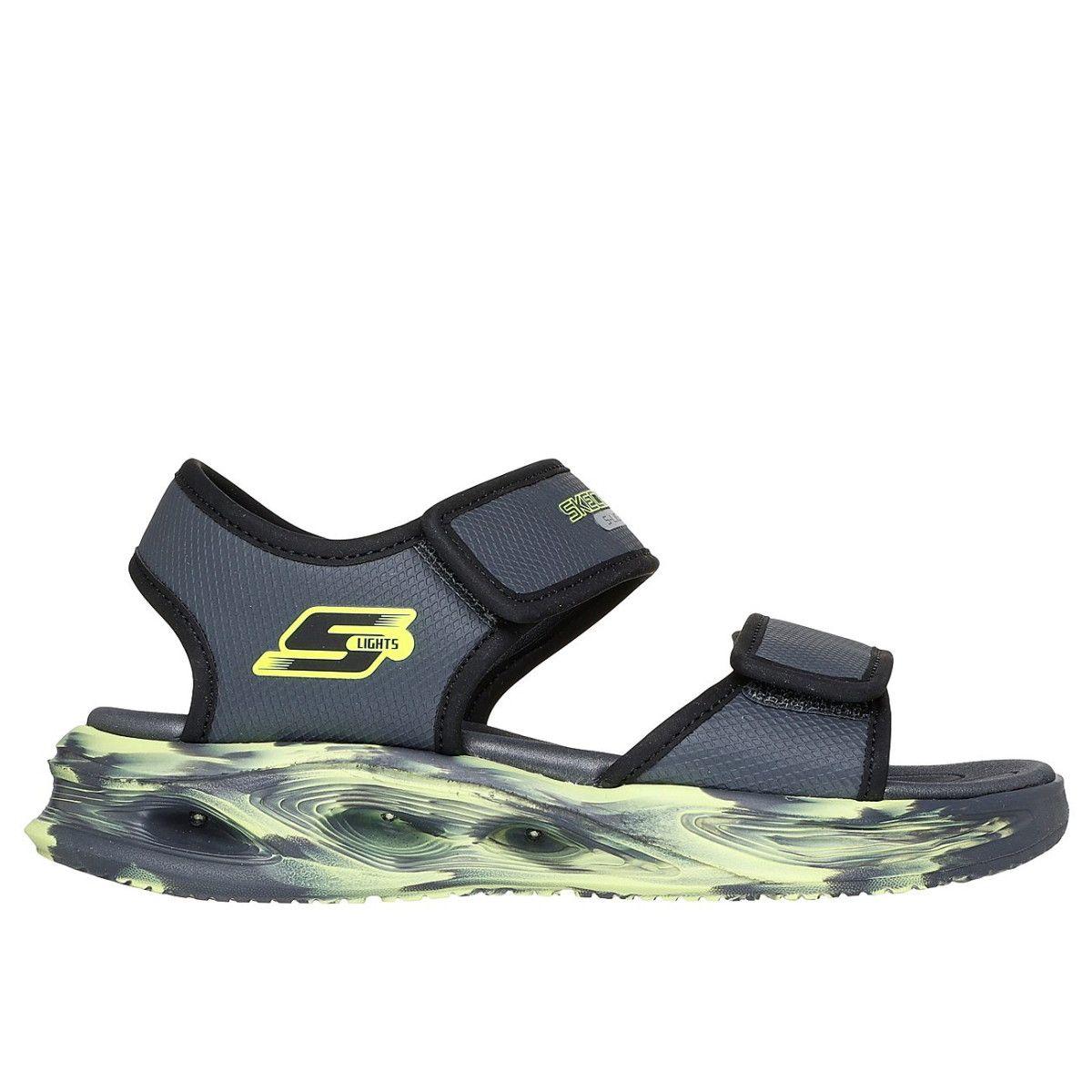 Sandalias Niño Sola Glow Gris LCC Skechers-0
