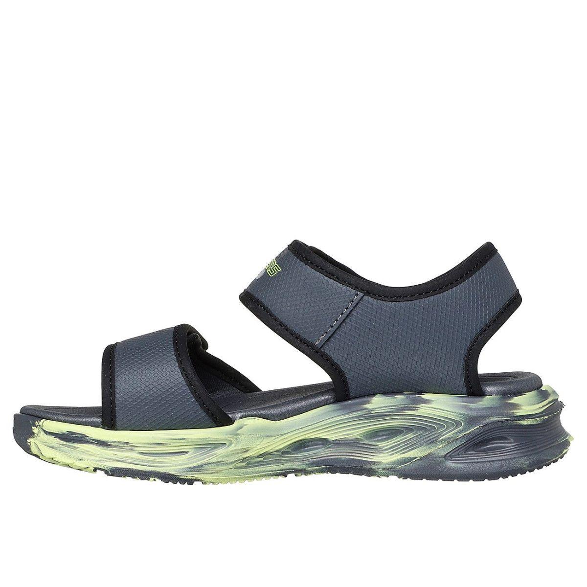 Sandalias Niño Sola Glow Gris LCC Skechers-3