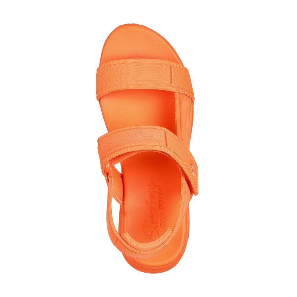 Sandalia Mujer Uno Fun Stand Naranjo Skechers-1