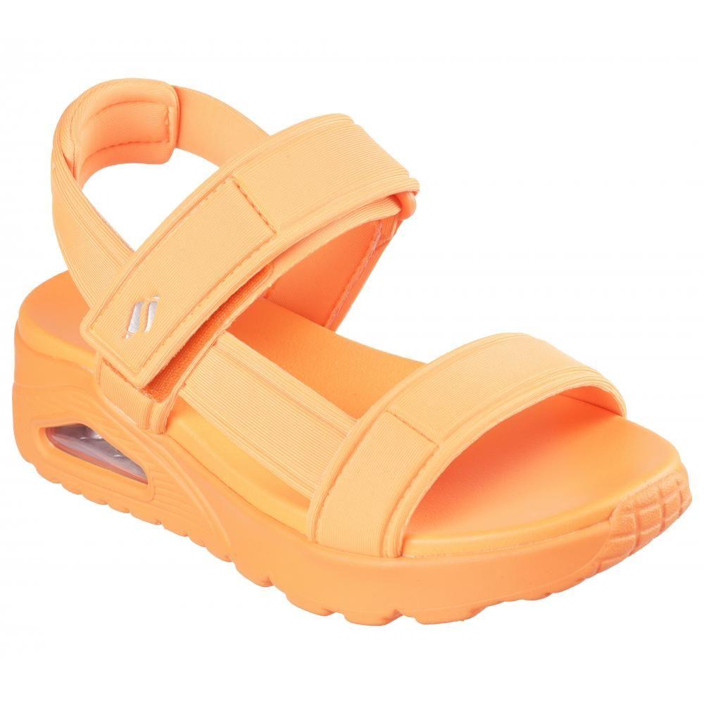 Sandalia Mujer Uno Fun Stand Naranjo Skechers-4