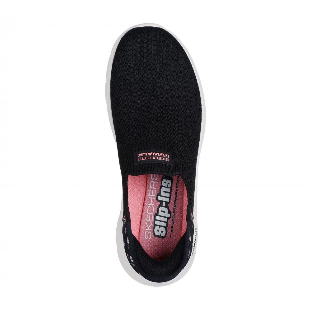 Zapatilla Mujer Go Walk Flex Sunset Rose Negro Skechers-1