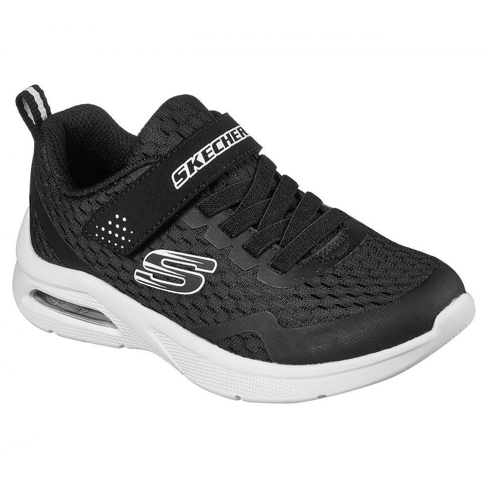 Zapatilla Niño Microspec Max T Negra Skechers-4