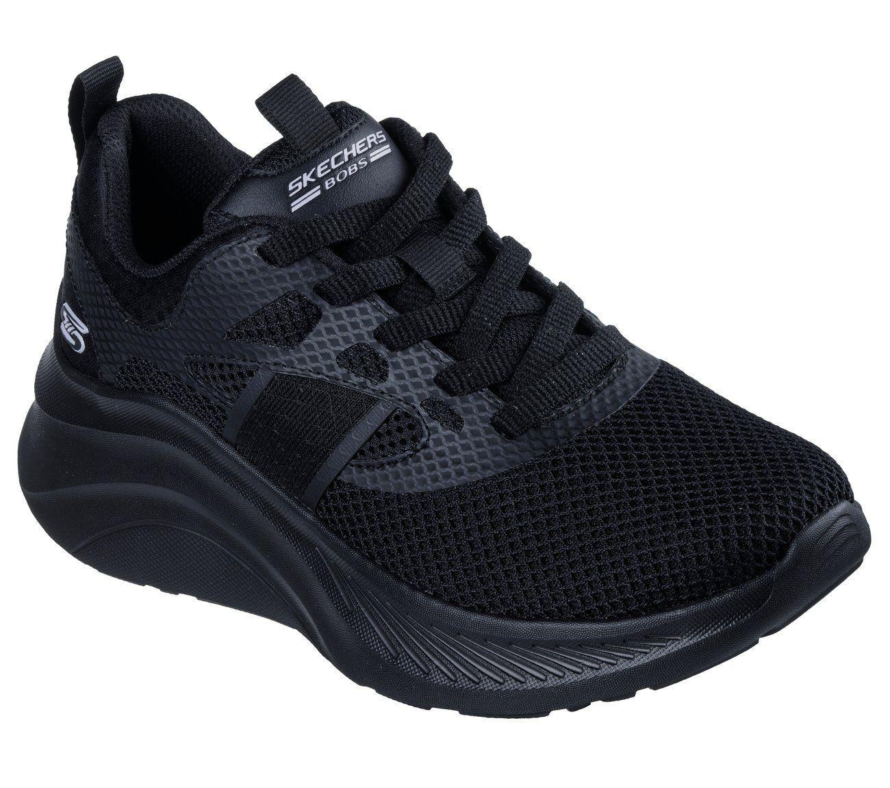 Zapatillas Mujer BobsChaos Hi Dazzling Glint Negro Skechers-3