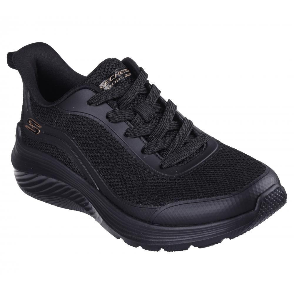 Zapatilla Mujer Bobs Squad Waves Still Wading Negro Skechers-4