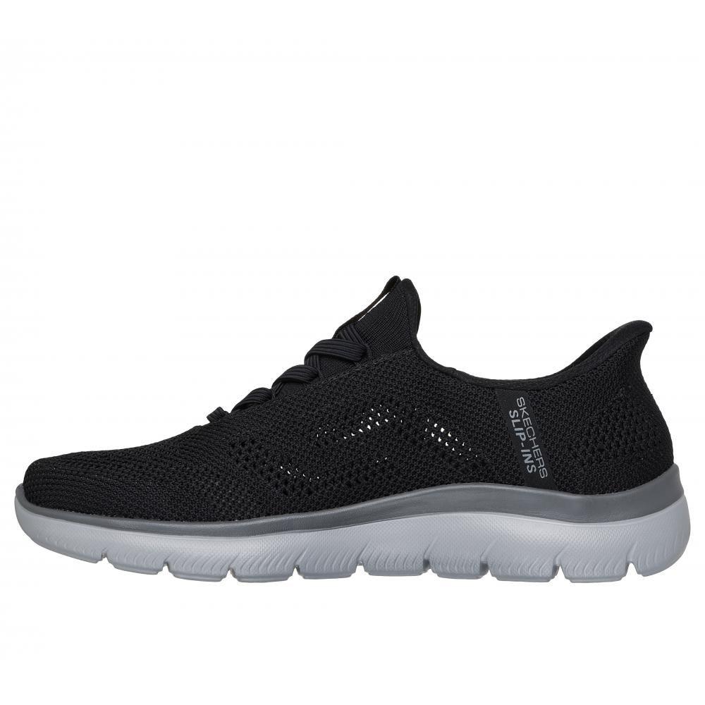 Zapatilla Hombre Summits Perfo Negro Skechers-3