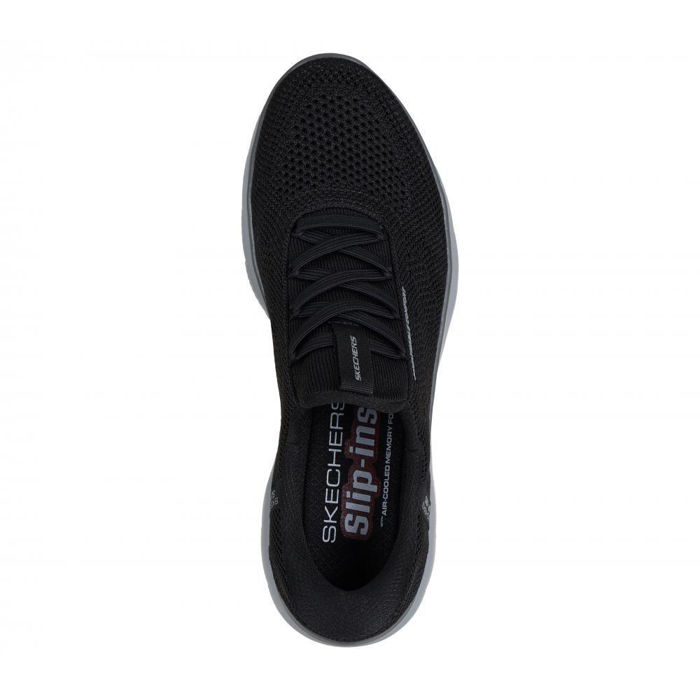 Zapatilla Hombre Summits Perfo Negro Skechers-1