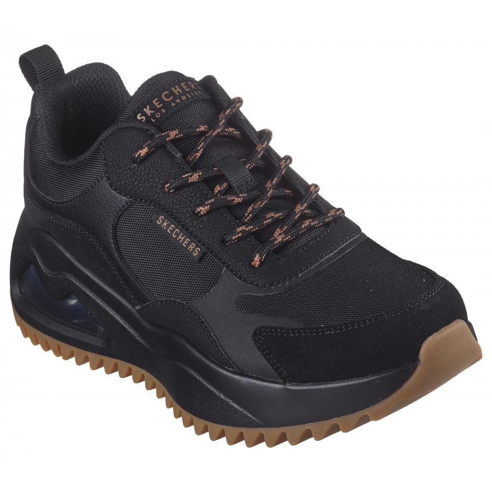 Zapatilla Mujer Uno Peaks Mini Mountains Negro Skechers-4