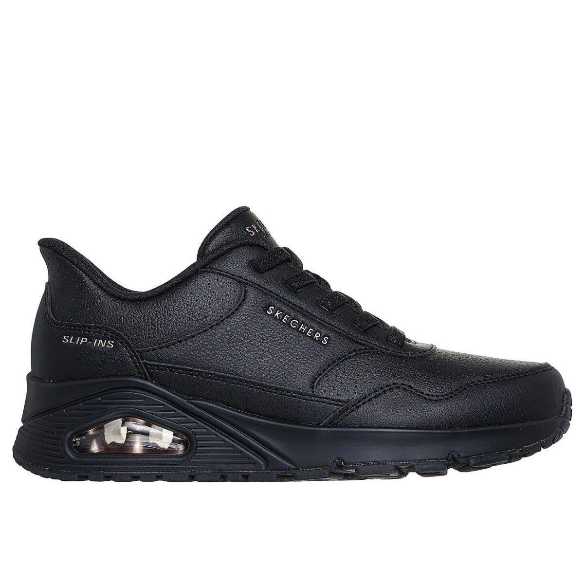 Zapatilla Mujer Uno BK Negro Skechers-0