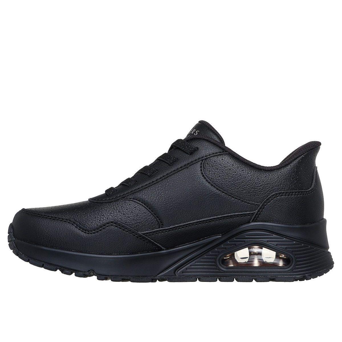 Zapatilla Mujer Uno BK Negro Skechers-3