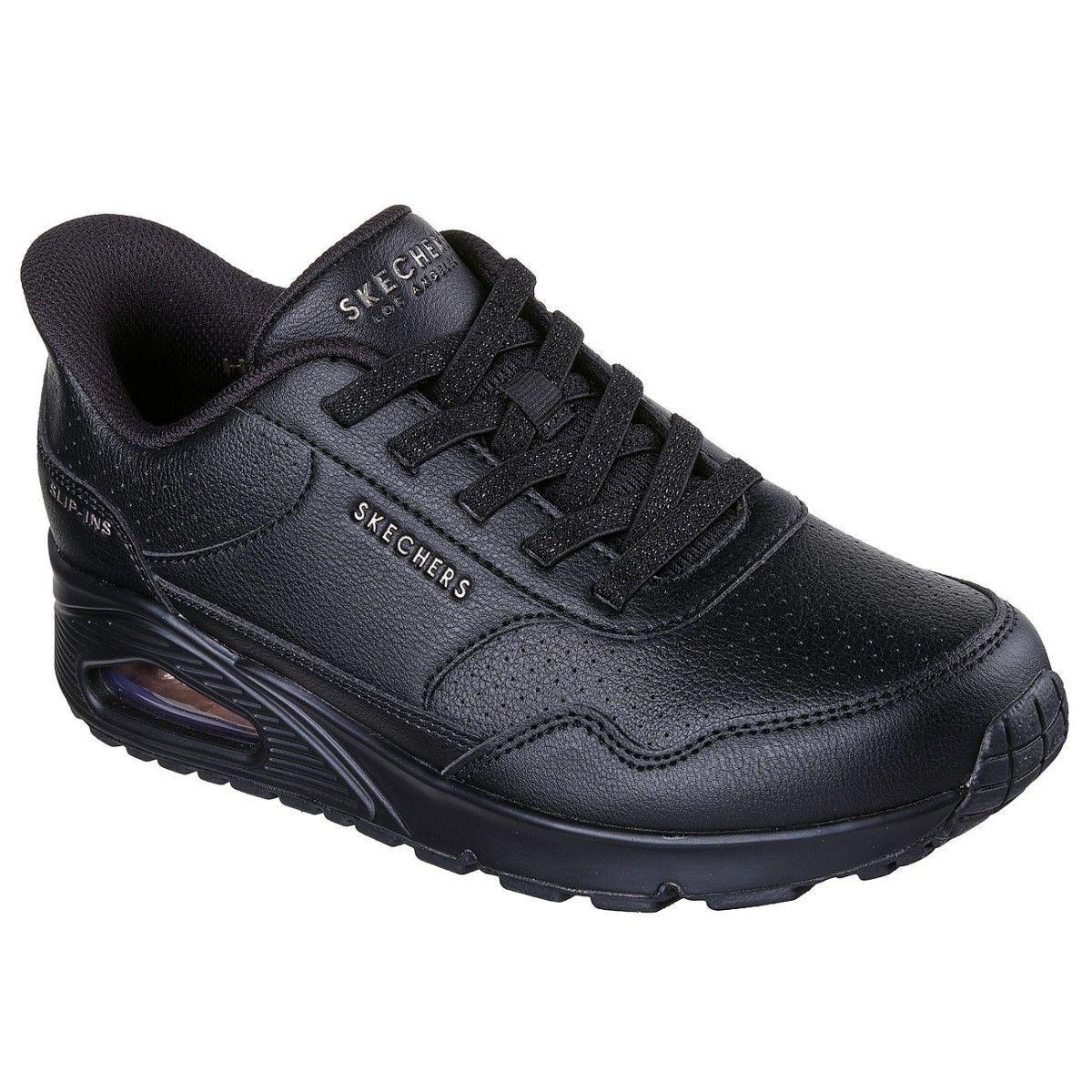 Zapatilla Mujer Uno BK Negro Skechers-4