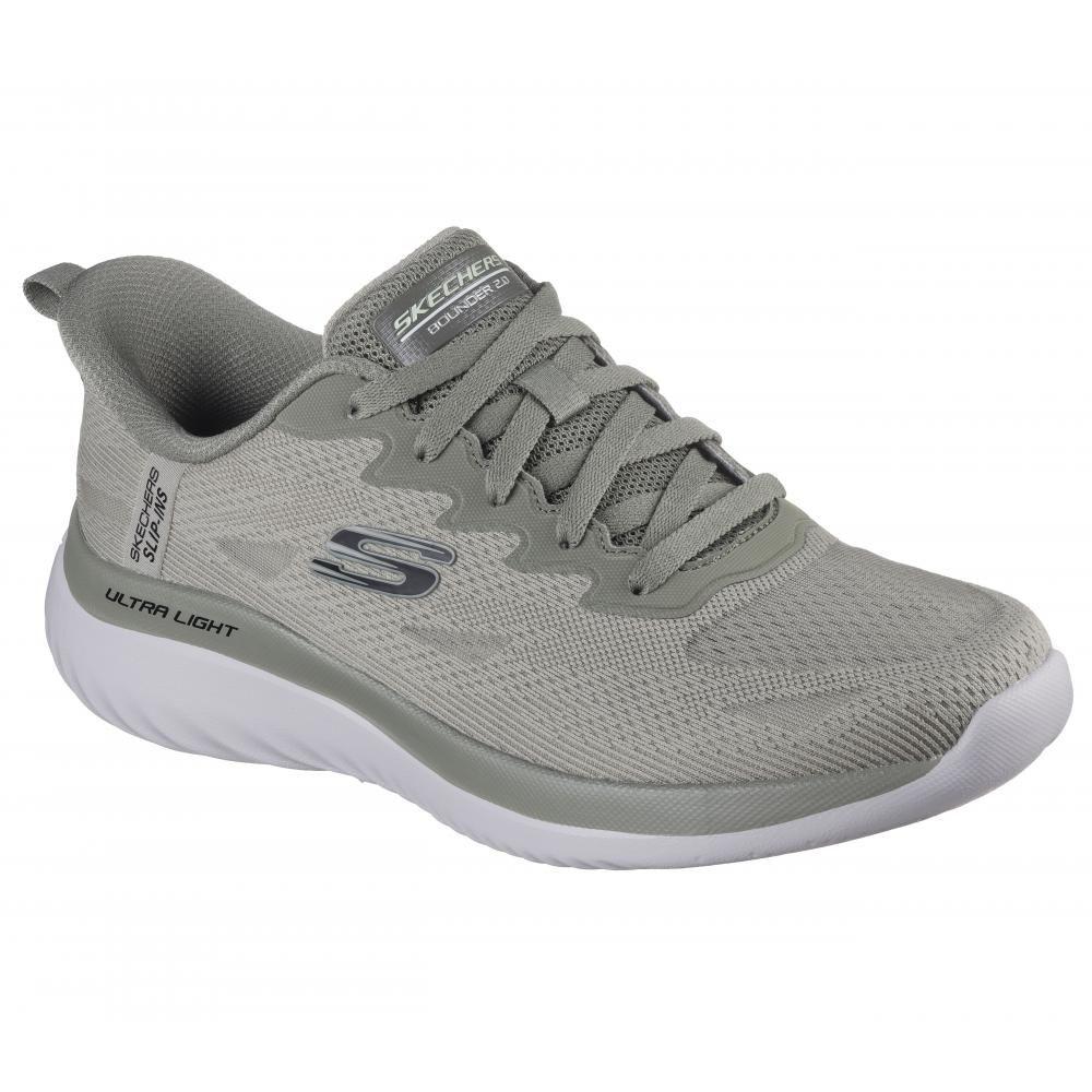 Zapatilla Hombre Bounder 2.0 Celeste Skechers-4