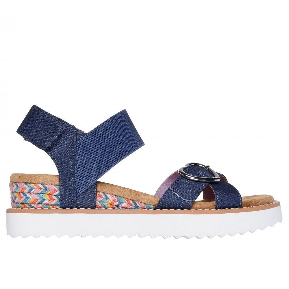 Sandalia Niña Miss Desert Kiss Hi Azul Skechers-0