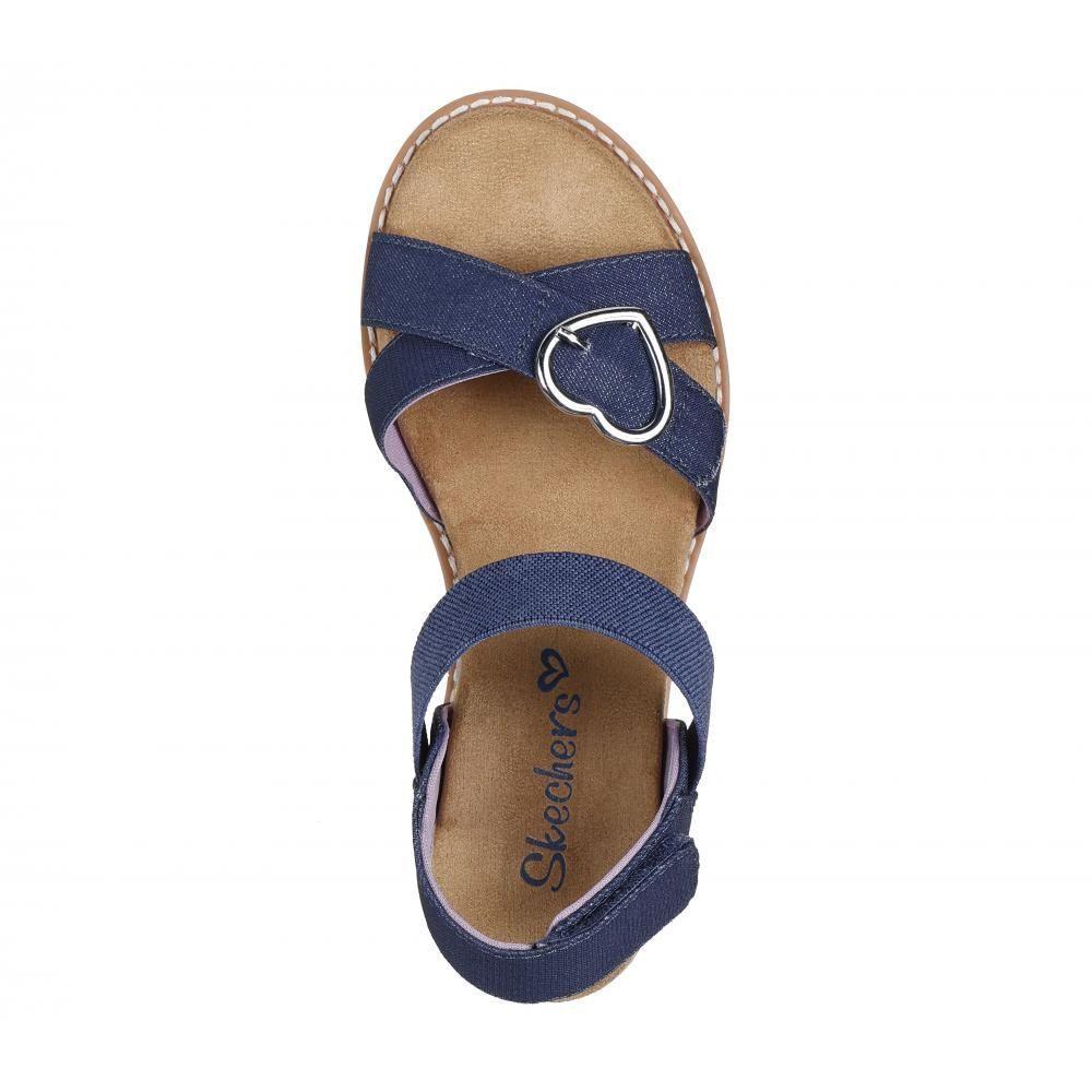 Sandalia Niña Miss Desert Kiss Hi Azul Skechers-1