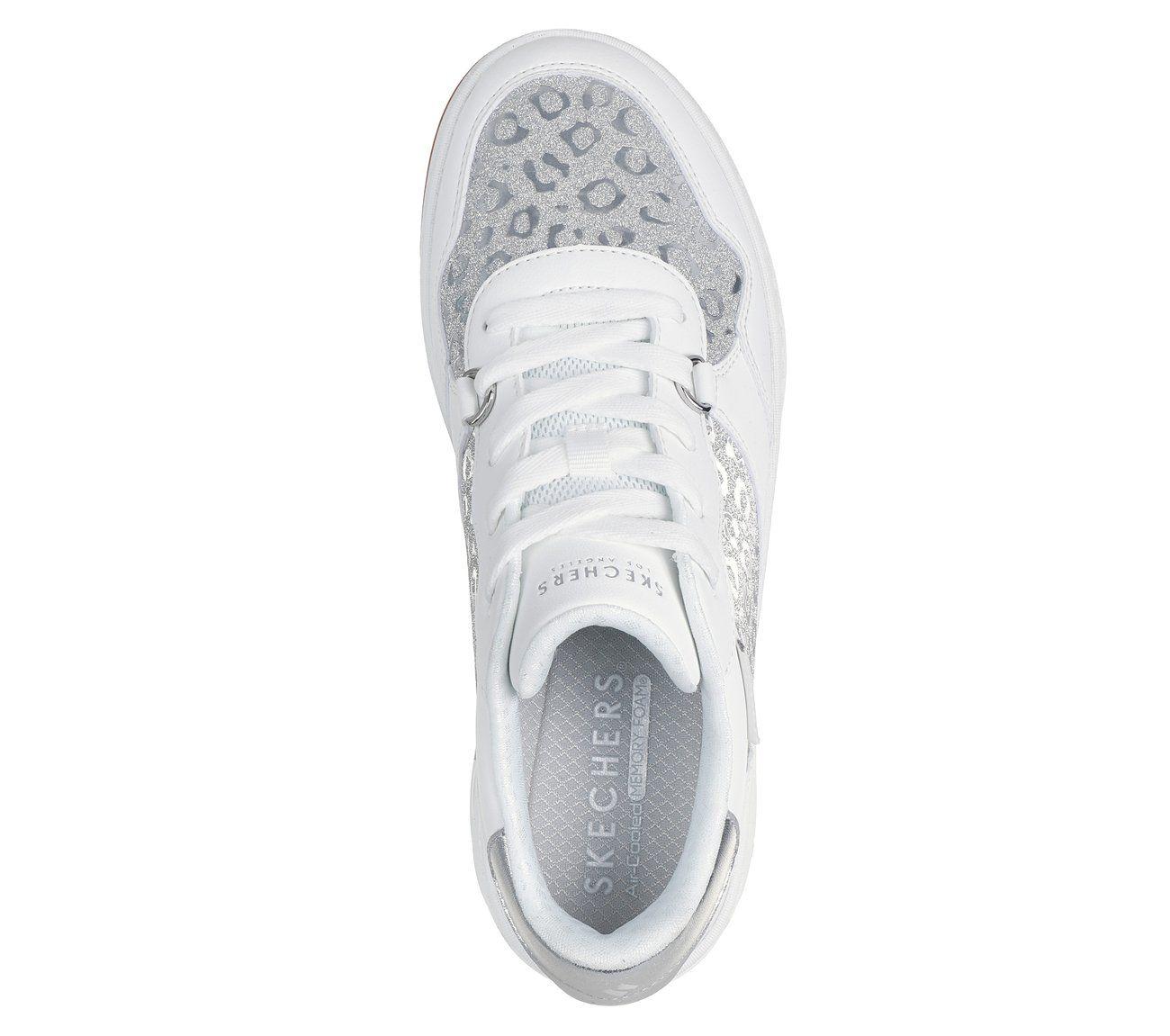 Zapatillas Mujer Uno Ctl Shiny Safari Blanco Skechers-1