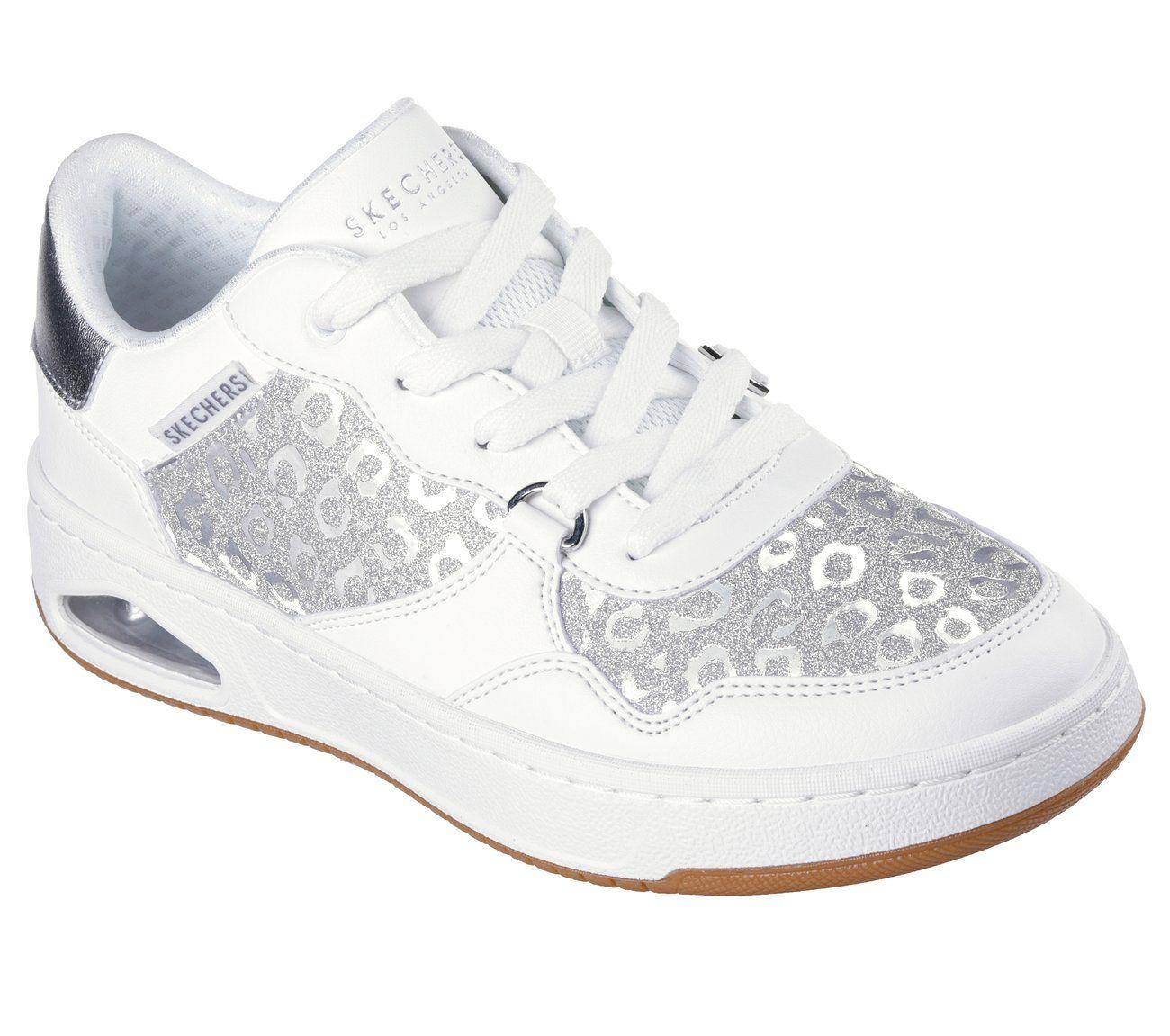 Zapatillas Mujer Uno Ctl Shiny Safari Blanco Skechers-3