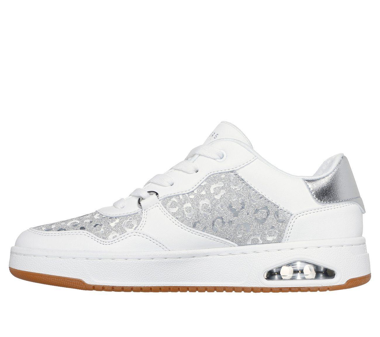 Zapatillas Mujer Uno Ctl Shiny Safari Blanco Skechers-4