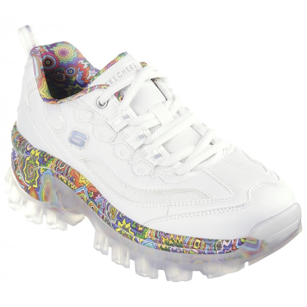 Zapatilla Mujer Hi-Ryze Deco Drip Blanco Skechers-4