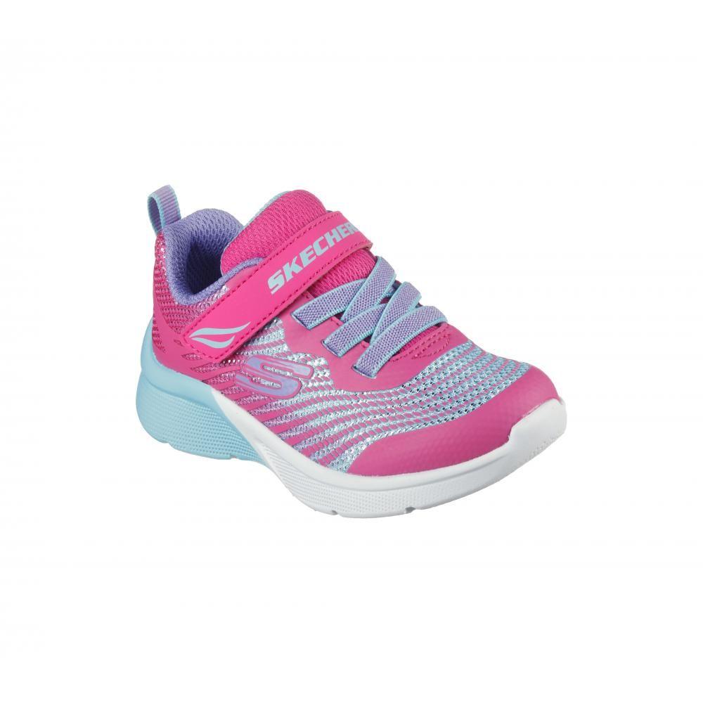 Zapatilla Niña Microspec Rejoice Racer Rosado Skechers-4