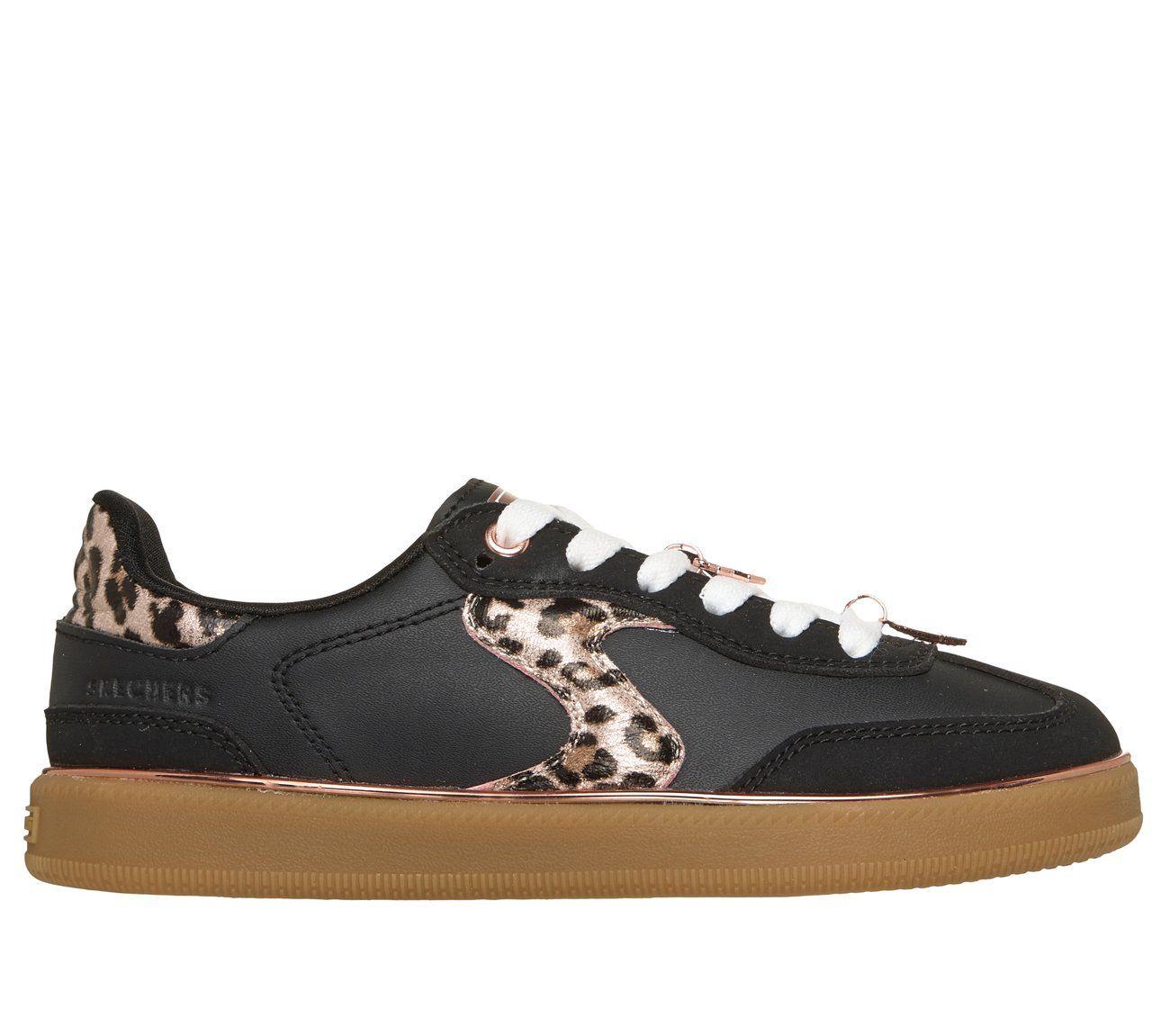 Zapatillas Niña Hotshot Leopard Fame Negro Skechers-0