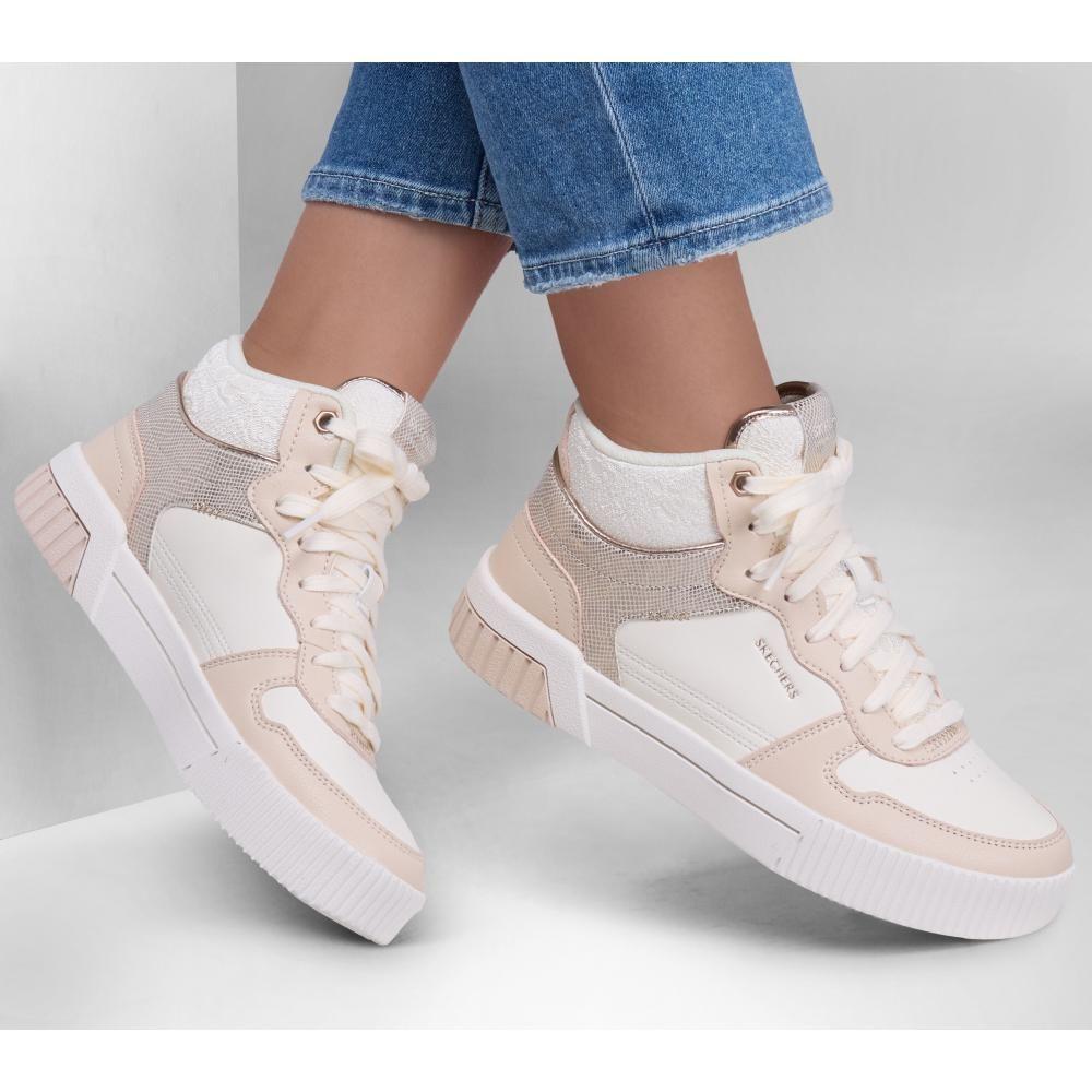Zapatilla Mujer JadeBit Of Glamour Beige Skechers-1