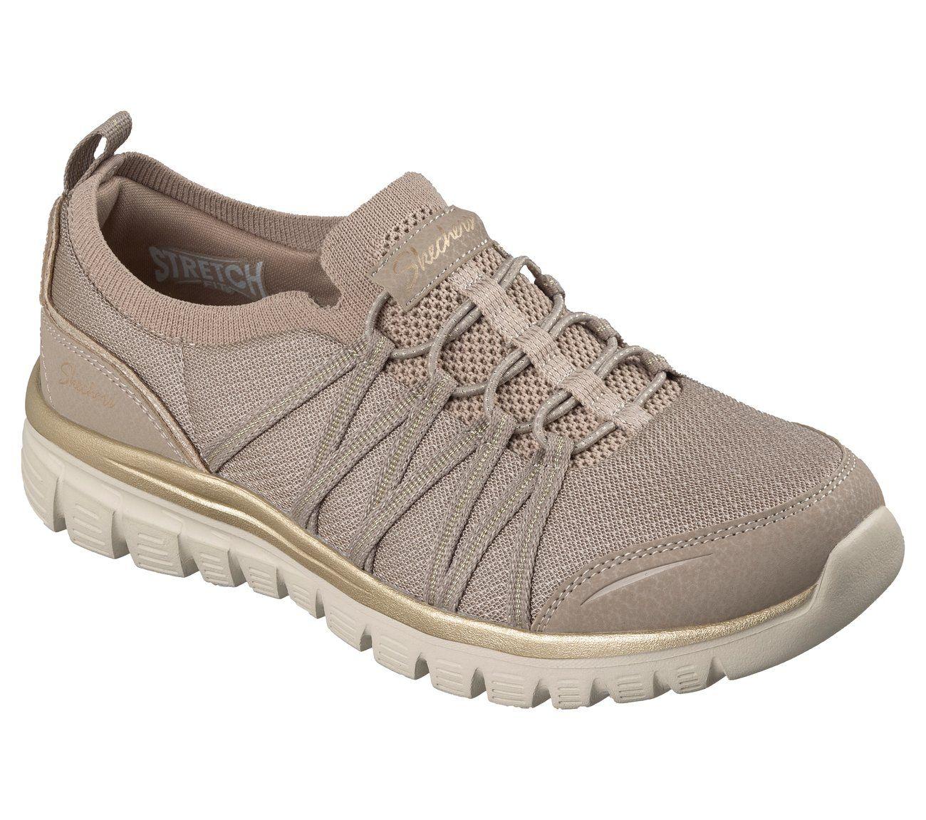 Zapatillas Mujer Graceful Purecrush Beige Skechers-3