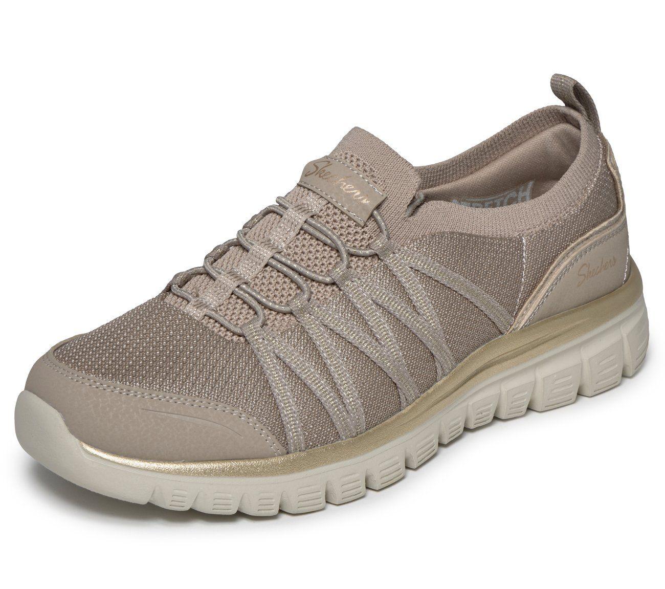 Zapatillas Mujer Graceful Purecrush Beige Skechers-4