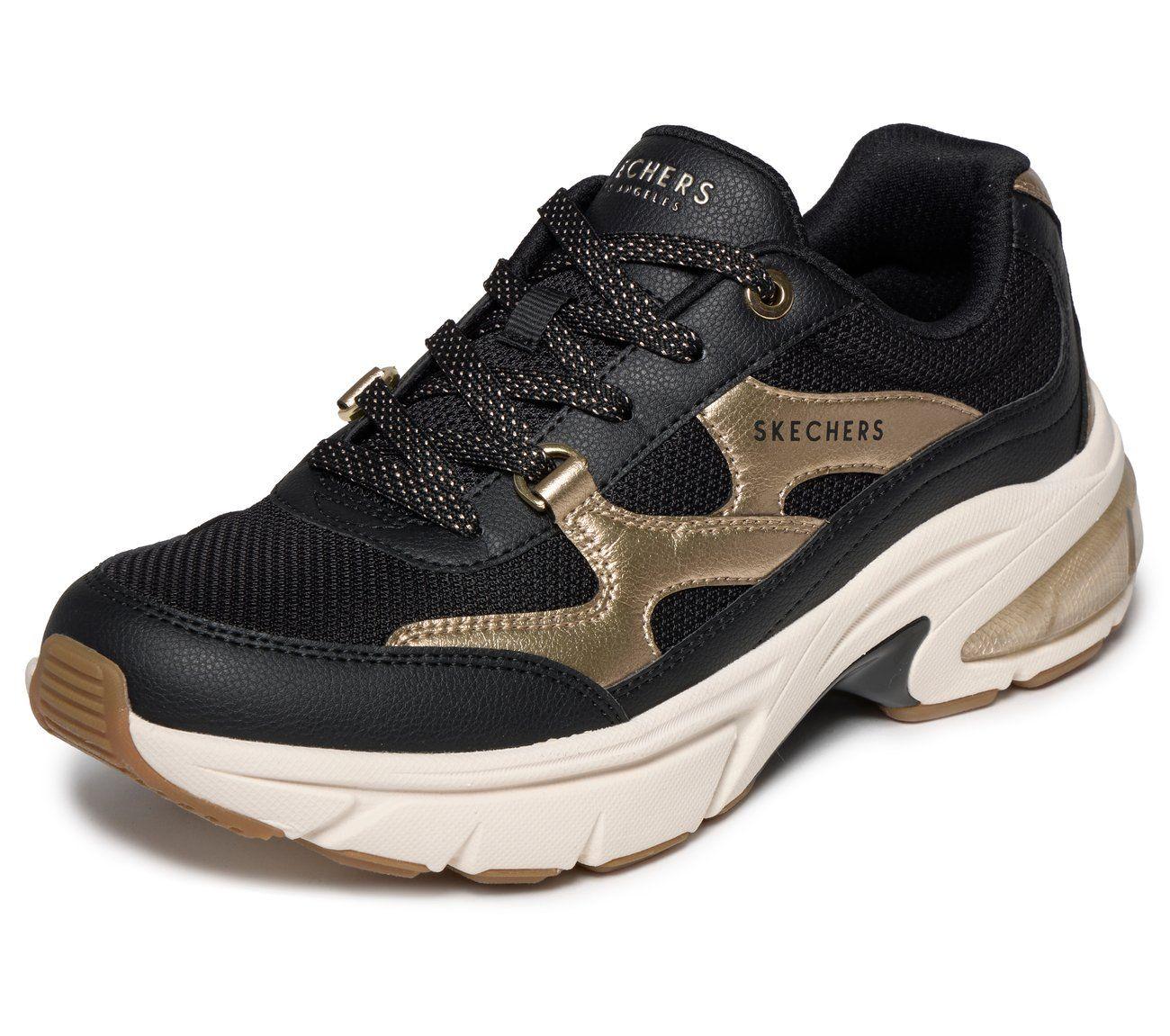 Zapatillas Mujer Shadow Negro Skechers-4