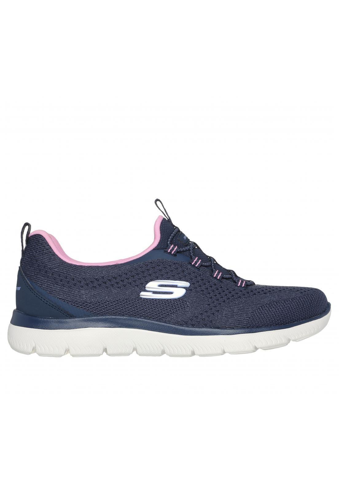 Zapatilla Mujer Summits Azul PK Skechers-0