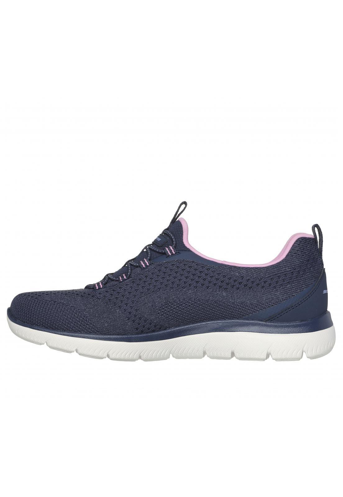 Zapatilla Mujer Summits Azul PK Skechers-3