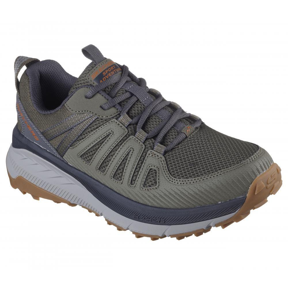 Zapatillas Hombre Switch Back Venture Seeker Verde Skechers-4