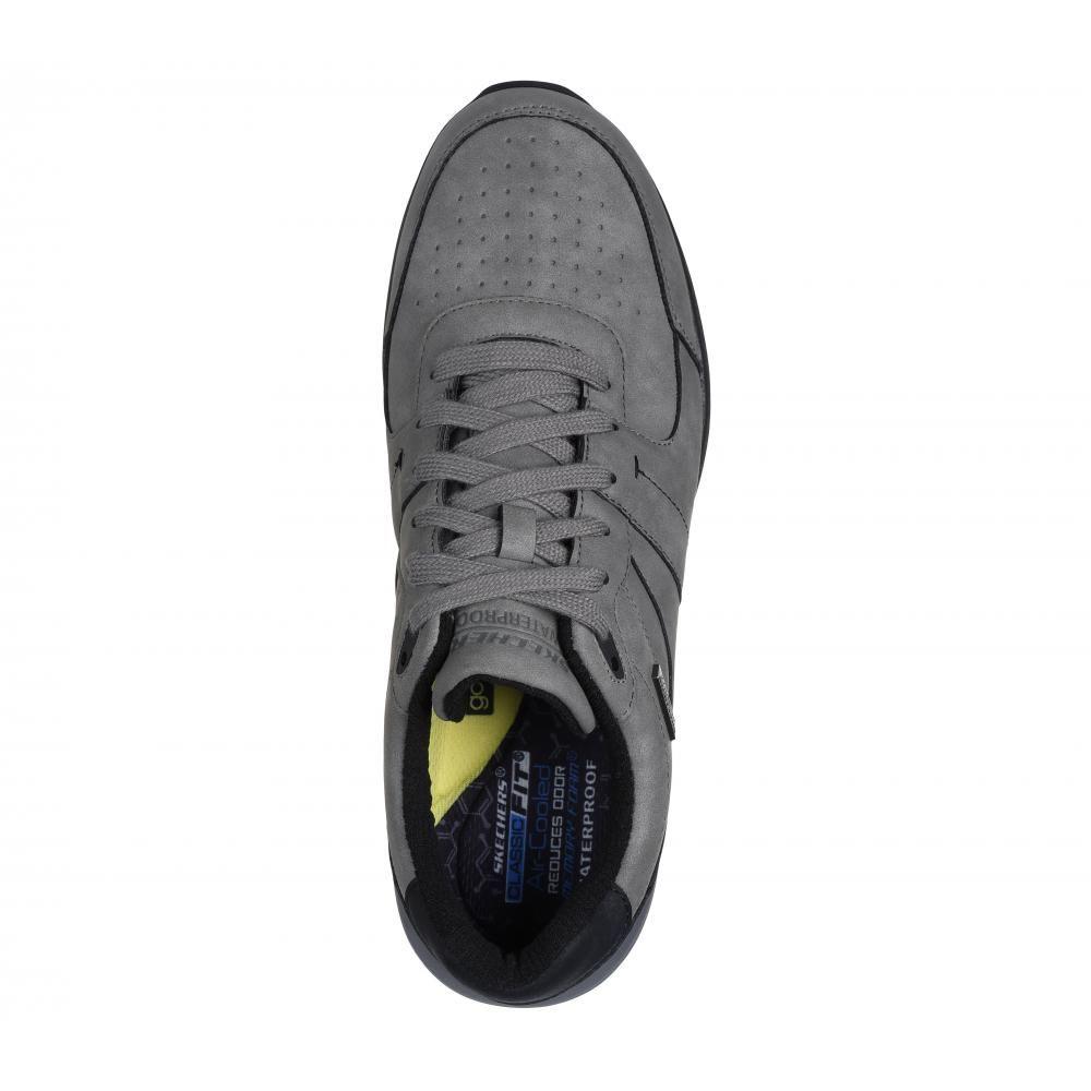 Zapatilla Hombre Netson Gander Gris Skechers-1