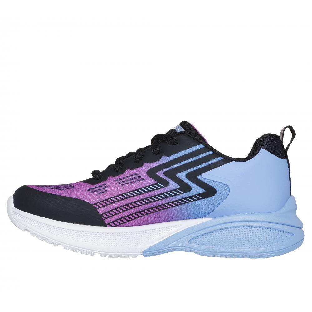 Zapatilla Niña Microspec Max Advance Neon Celeste Skechers-3