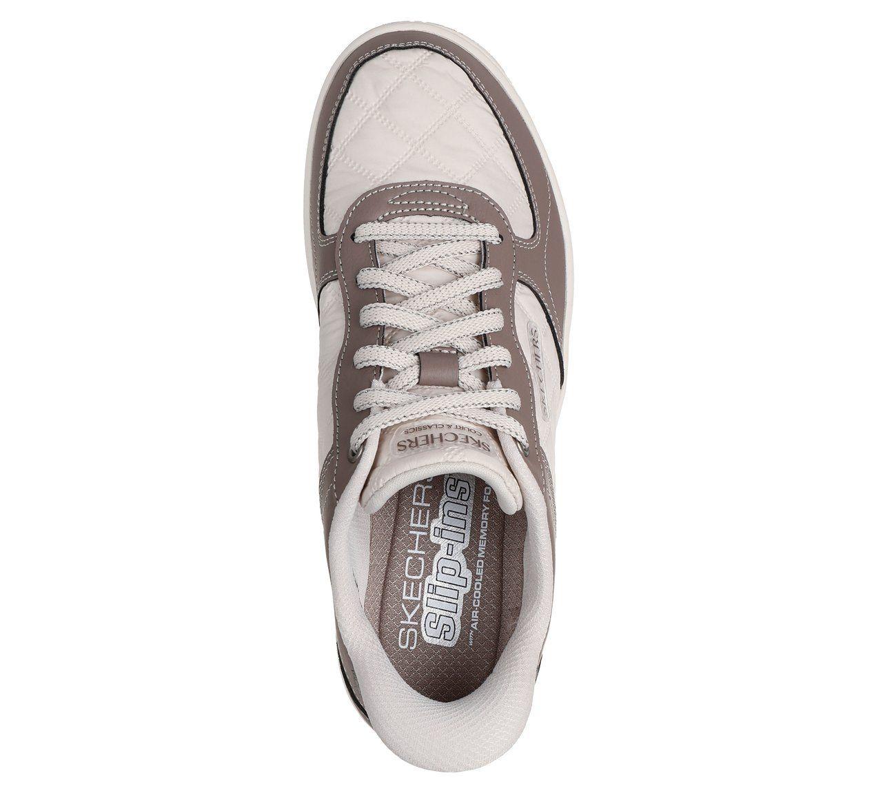 Zapatillas Mujer Slip-ins Sport Court 2.0 DJ Beige Skechers-1