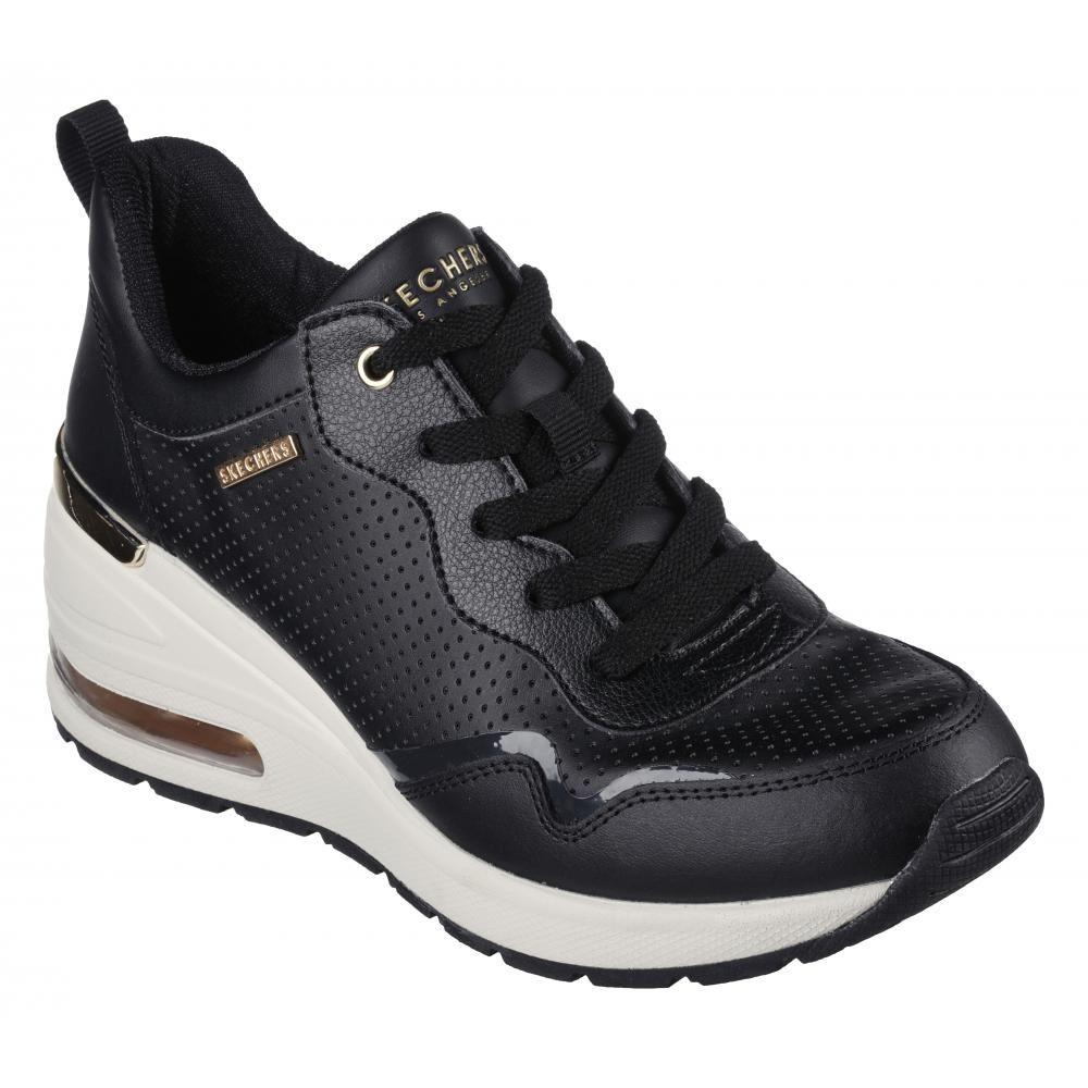 Zapatilla Mujer Million Air Hotter Air Negro Skechers-4