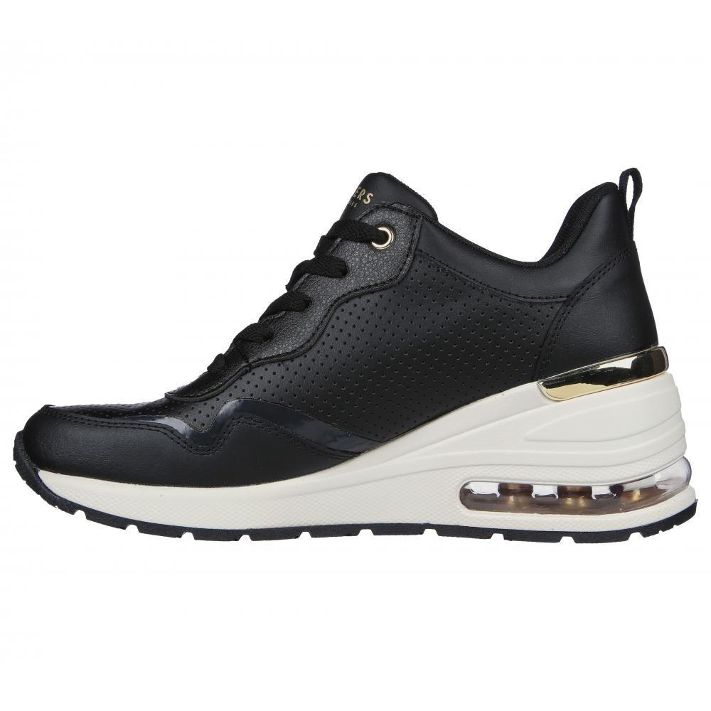 Zapatilla Mujer Million Air Hotter Air Negro Skechers-3