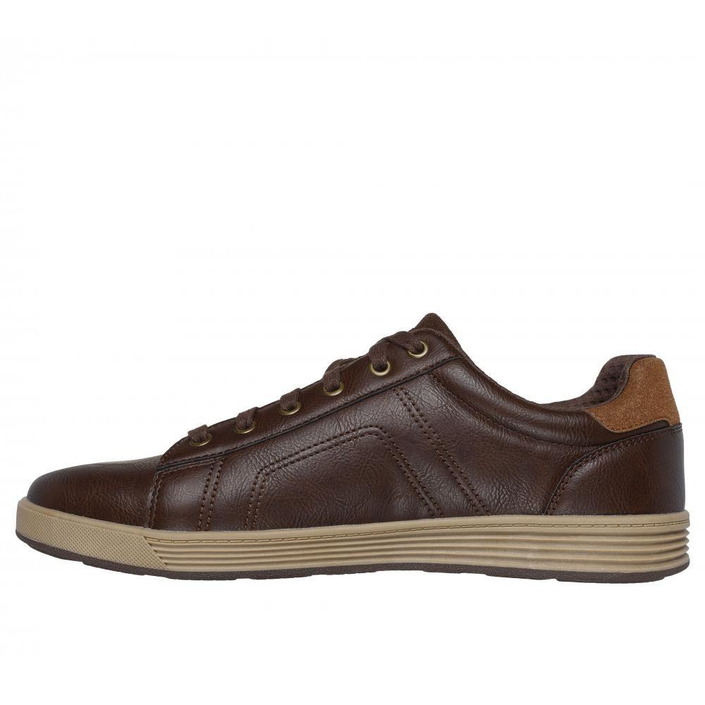 Zapato Hombre Cavell Hensley Café A Skechers-3