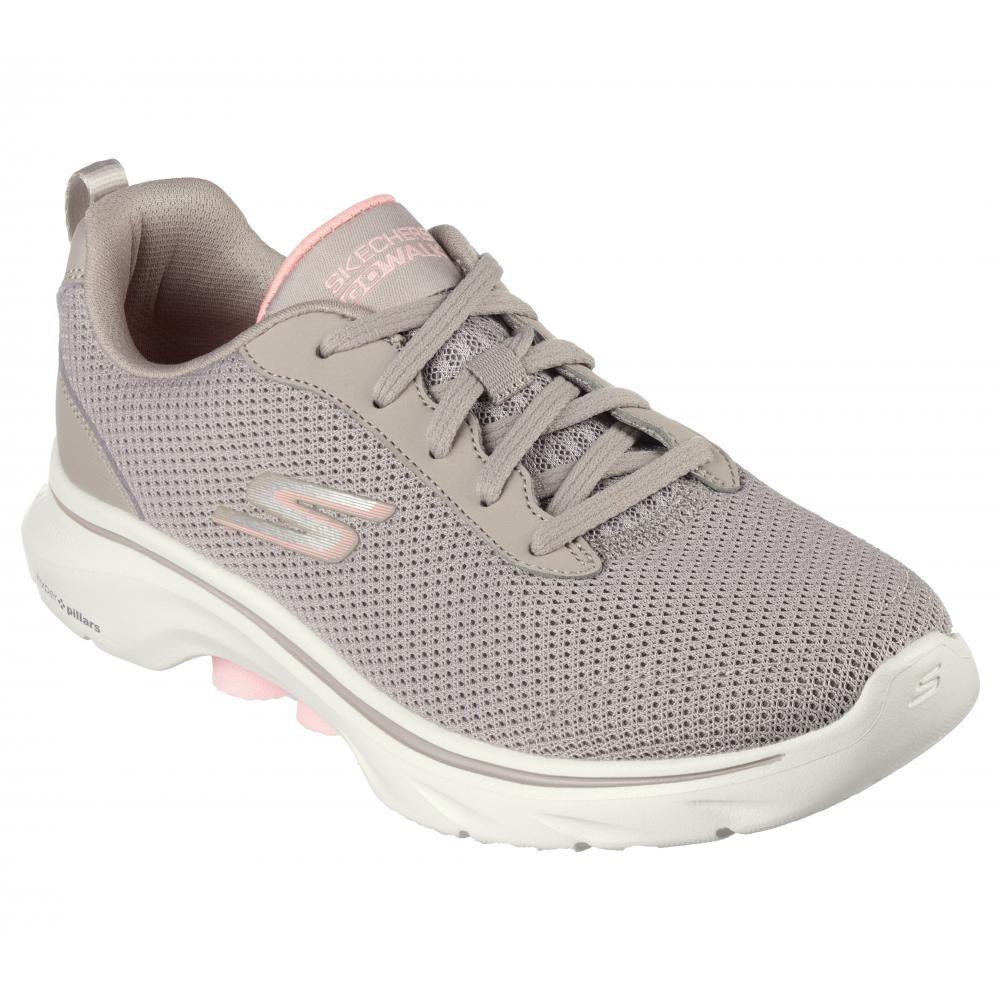 Zapatilla Mujer Go Walk 7 Clear Path Beige Skechers-0