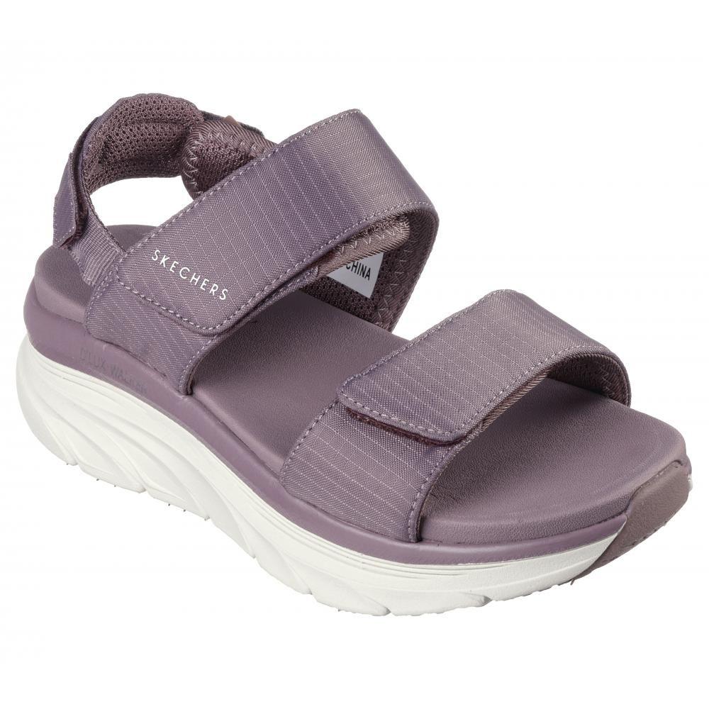 Sandalia Mujer D'Lux Walker Fresh Outlook Morado Skechers-0