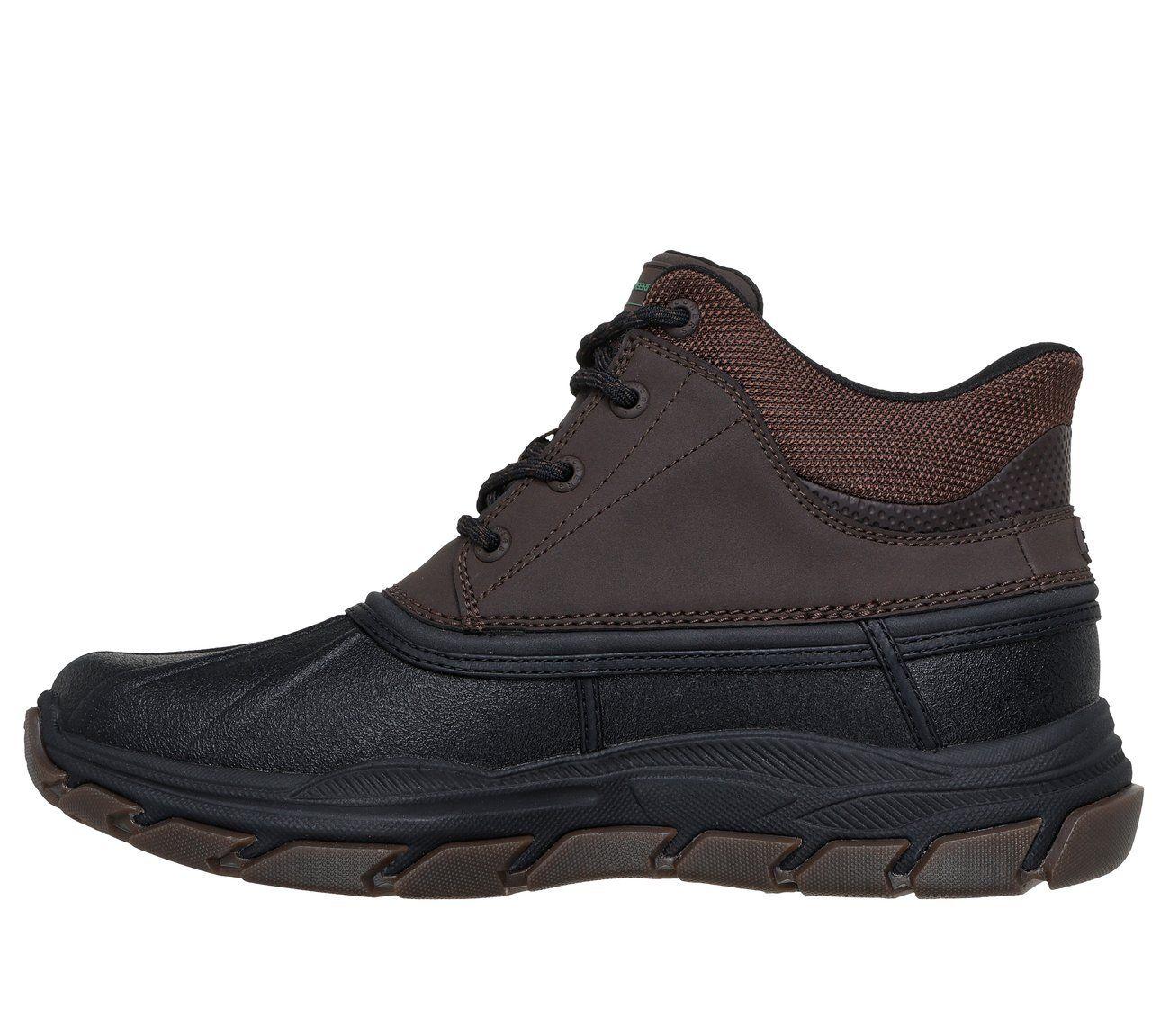 Botines Hombre Slip-ins Respected Swamper Gris Skechers-4