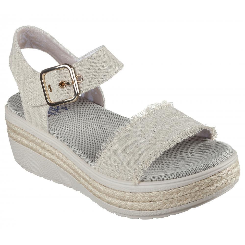 Sandalia Mujer Bobs Empress Beige Skechers-5