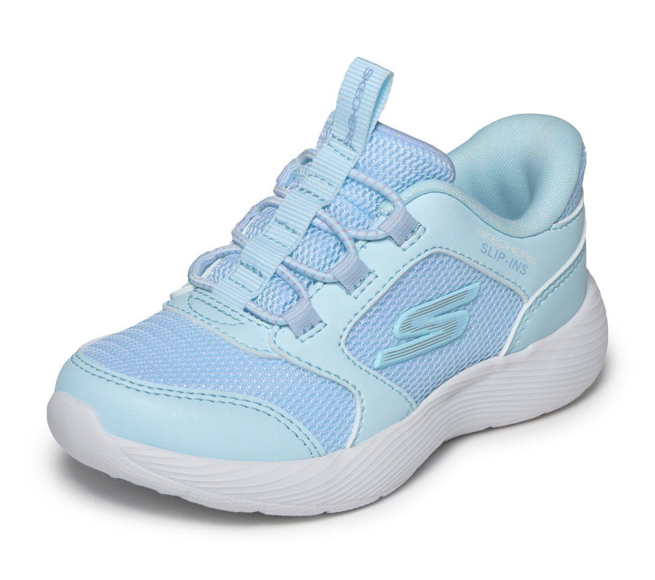 Zapatillas Niña Infante Slip-ins Dyna-Lite Celeste Skechers-4