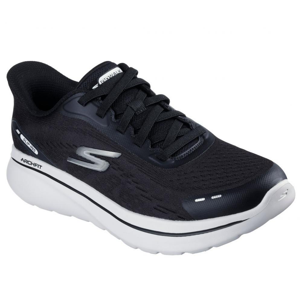 Zapatilla Hombre Go Walk Arch Fit N-Joy Negro BKW Skechers-3