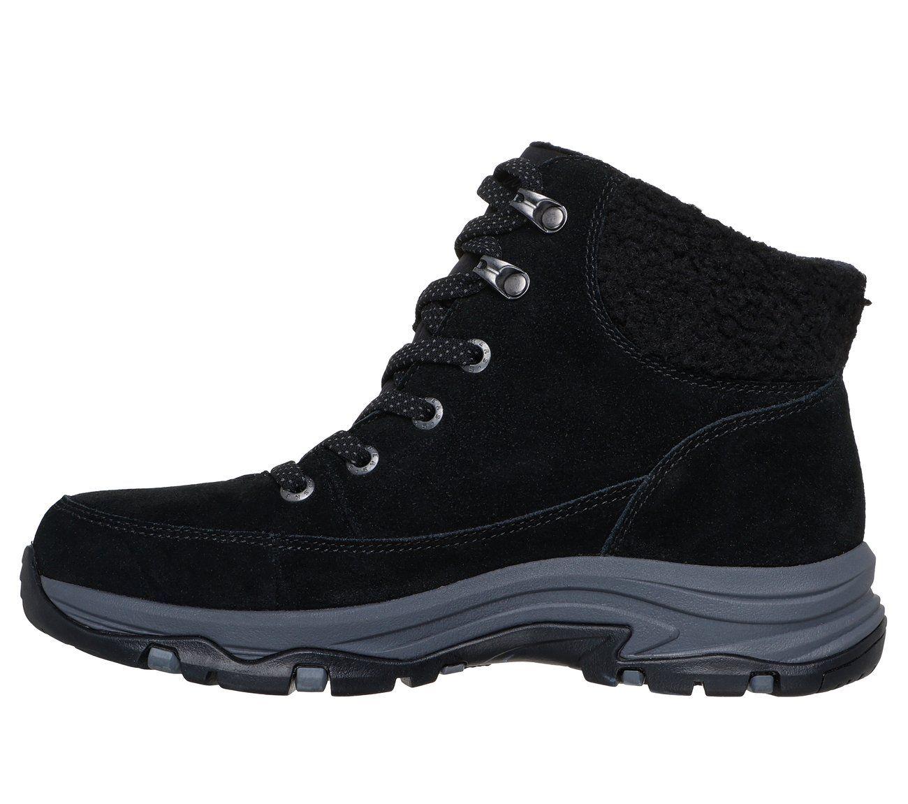 Botines Mujer Slip-ins Trego Snow Breeze Negro Skechers-5