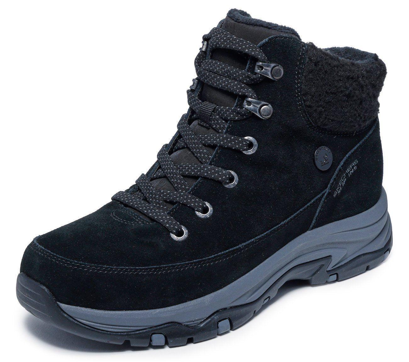 Botines Mujer Slip-ins Trego Snow Breeze Negro Skechers-4