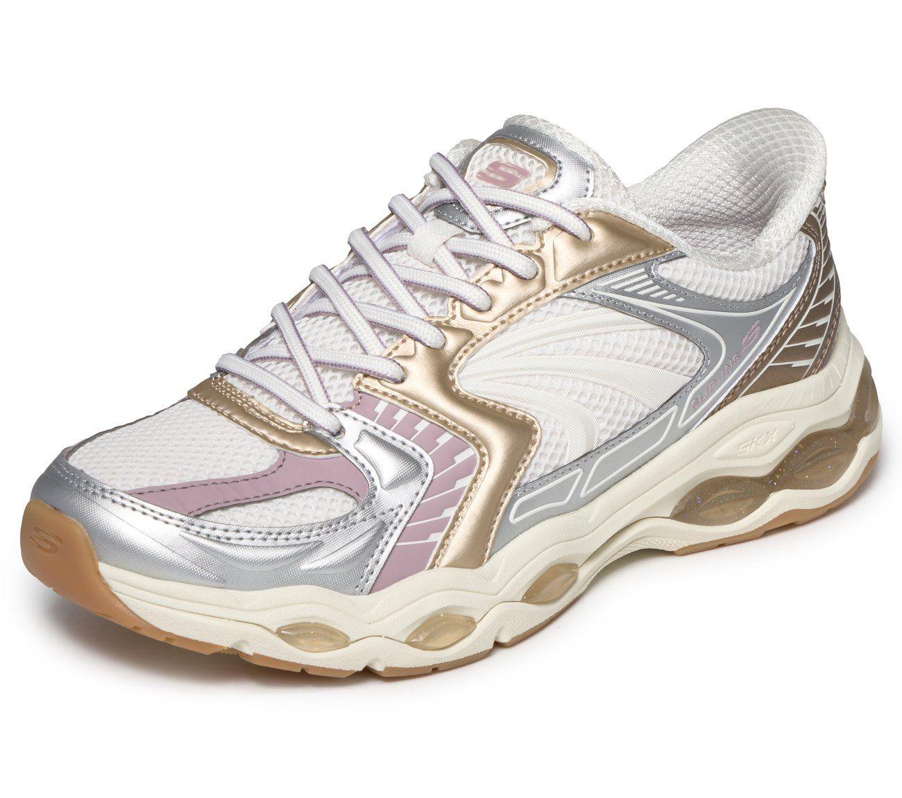 Zapatillas Mujer Slip-ins Skech-Gel Silver golden Skechers-4