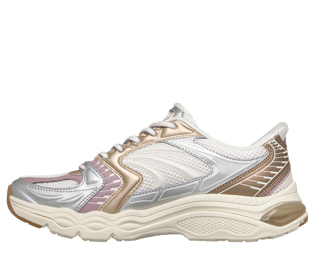 Zapatillas Mujer Slip-ins Skech-Gel Silver golden Skechers-5