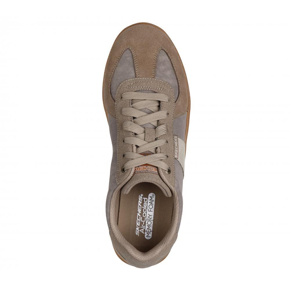 Zapatilla Hombre Placer Camilo Beige Skechers-1