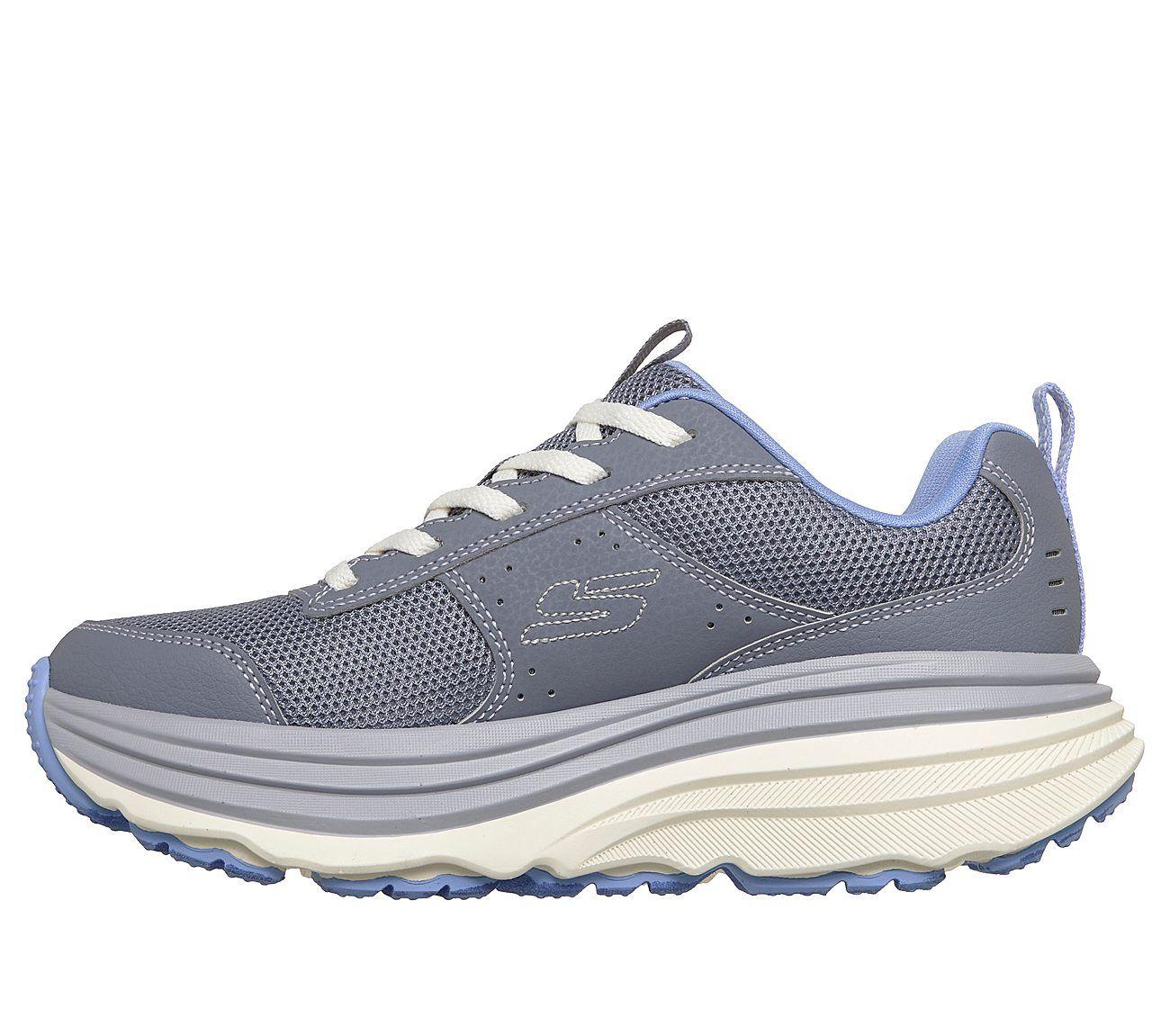 Zapatillas Skechers Mujer Relaxed Fit Max Cushioning Gris-3