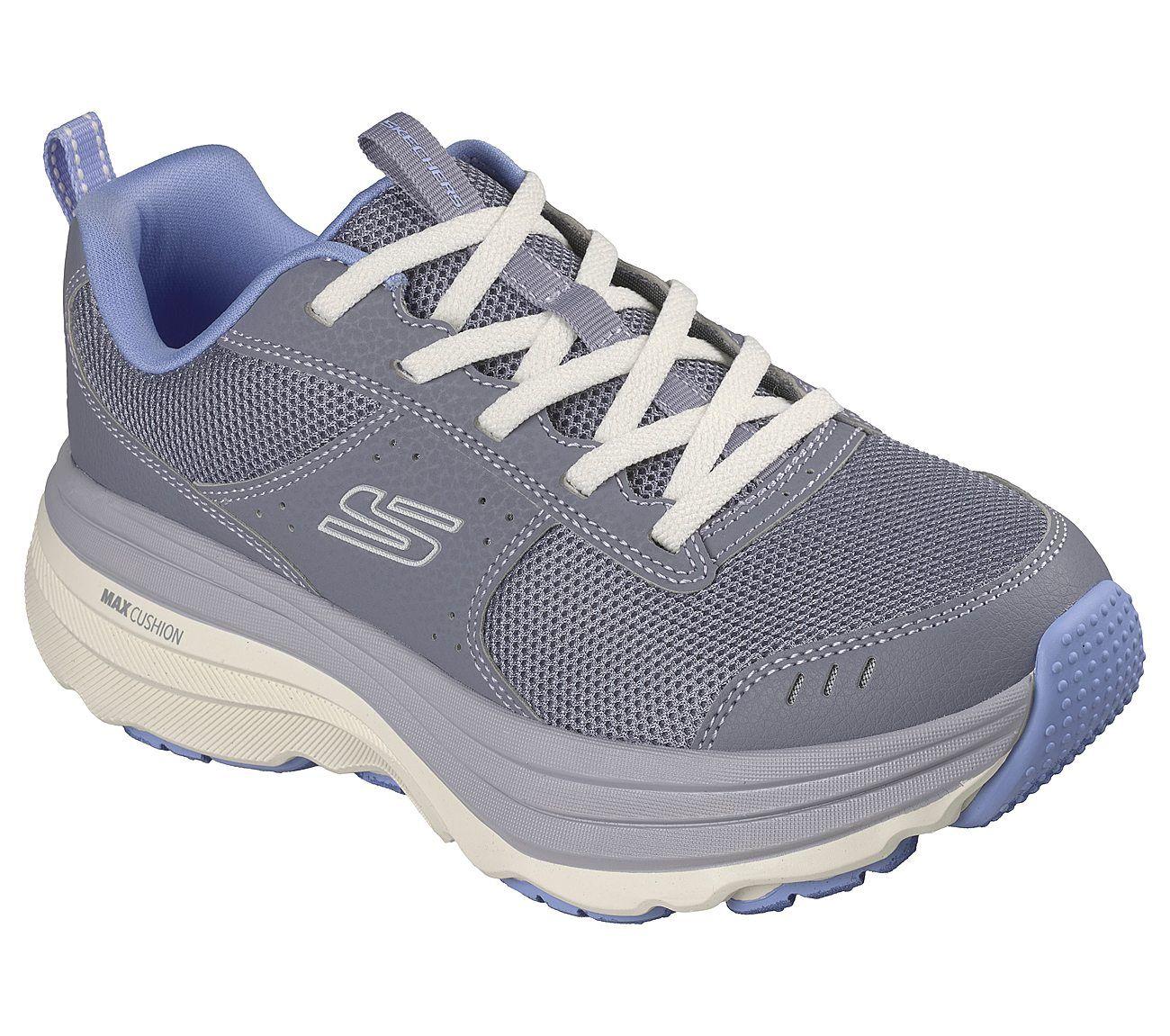 Zapatillas Skechers Mujer Relaxed Fit Max Cushioning Gris-4